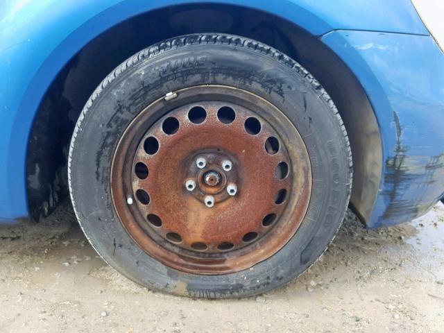 3VWCF21C8YM450811 - 2000 VOLKSWAGEN NEW BEETLE Mavi foto 9