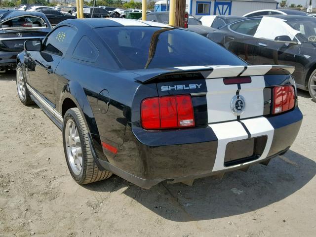 1ZVHT88S375303458 - 2007 FORD MUSTANG SH BLACK photo 3