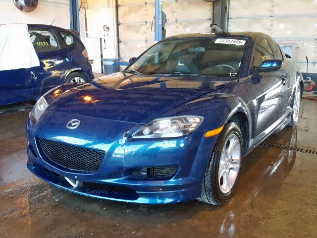 JM1FE173260204552 - 2006 MAZDA RX8 BLUE photo 2