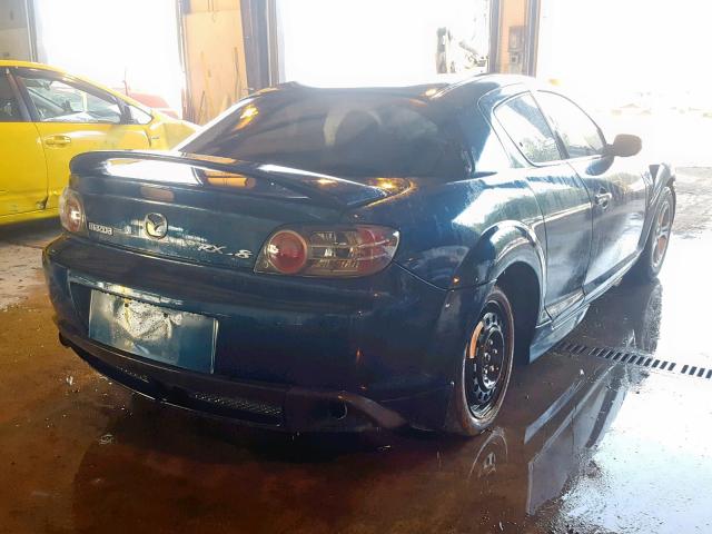 JM1FE173260204552 - 2006 MAZDA RX8 BLUE photo 4