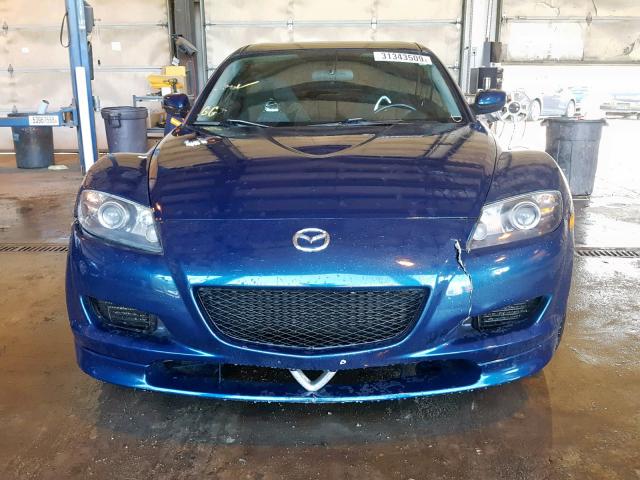 JM1FE173260204552 - 2006 MAZDA RX8 BLUE photo 9