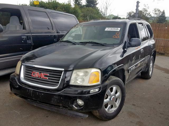 1GKDS13S942233792 - 2004 GMC ENVOY BLACK photo 2