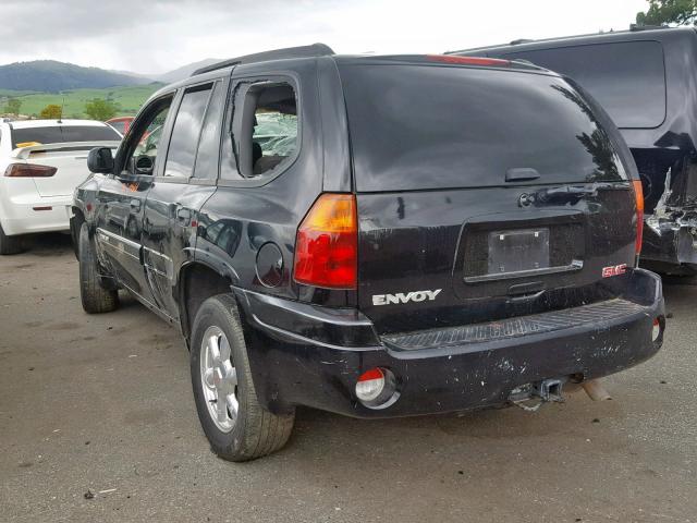 1GKDS13S942233792 - 2004 GMC ENVOY BLACK photo 3