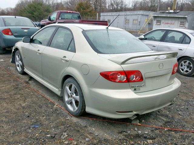 1YVHP80DX55M35936 - 2005 MAZDA 6 S BEIGE photo 3