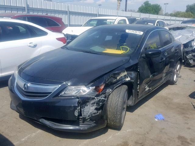 19VDE1F3XFE005404 - 2015 ACURA ILX 20 BLACK photo 2