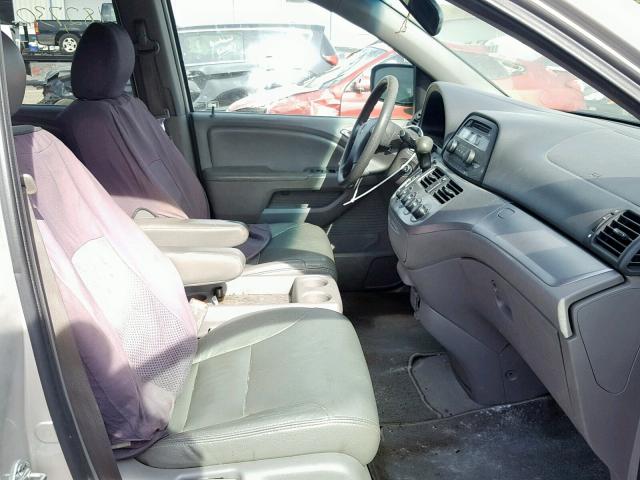 5FNRL38238B082907 - 2008 HONDA ODYSSEY LX SILVER photo 5