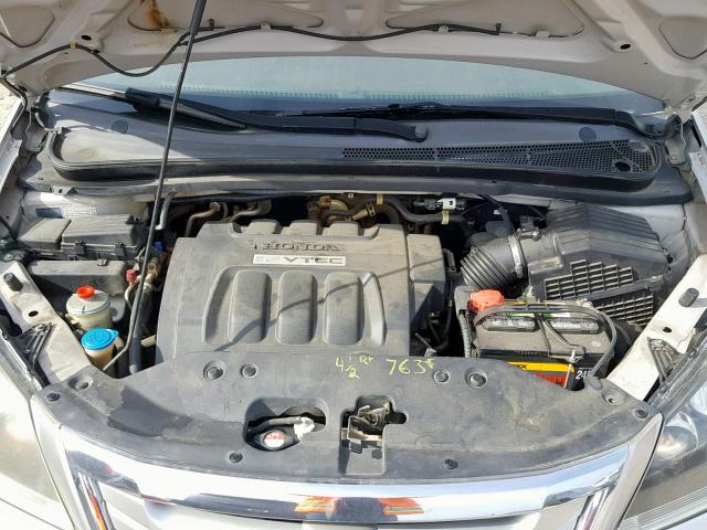 5FNRL38238B082907 - 2008 HONDA ODYSSEY LX SILVER photo 7