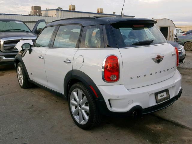 WMWZC5C52EWP35003 - 2014 MINI COOPER S C WHITE photo 3