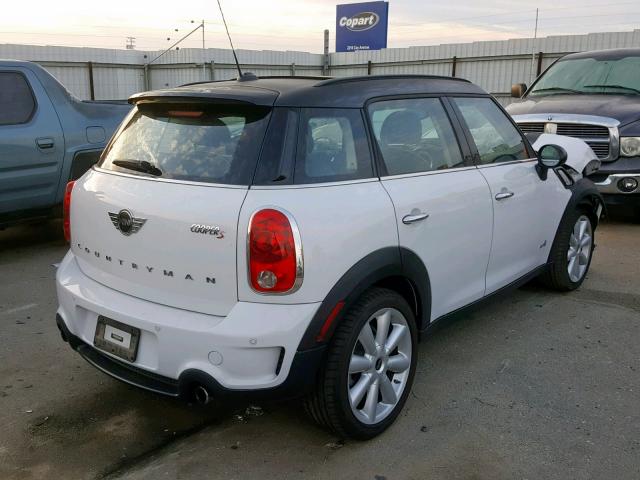 WMWZC5C52EWP35003 - 2014 MINI COOPER S C WHITE photo 4