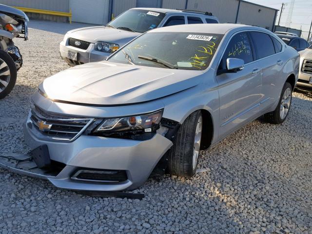 2G1145S39H9129054 - 2017 CHEVROLET IMPALA PRE SILVER photo 2