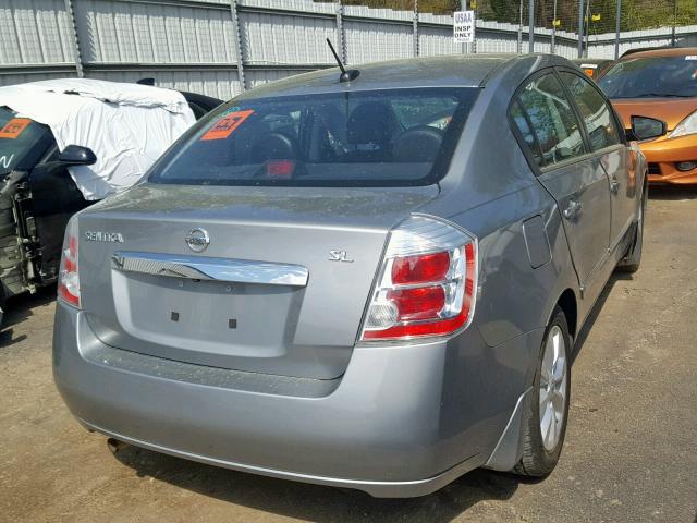 3N1AB6AP4AL678903 - 2010 NISSAN SENTRA 2.0 GRAY photo 4