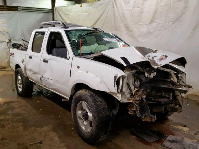 1N6ED27Y41C354490 - 2001 NISSAN FRONTIER C WHITE photo 1