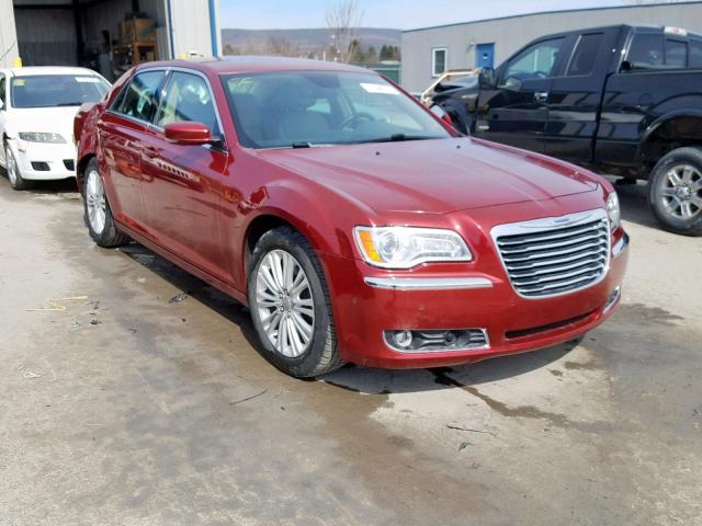 2C3CCARG6EH136537 - 2014 CHRYSLER 300 RED photo 1