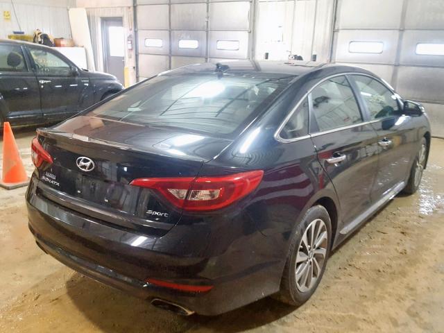 5NPE34AF8HH467592 - 2017 HYUNDAI SONATA SPO BLACK photo 4