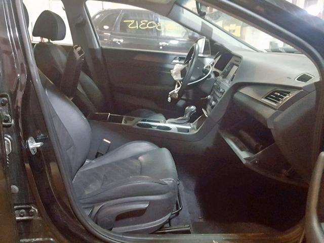 5NPE34AF8HH467592 - 2017 HYUNDAI SONATA SPO BLACK photo 5