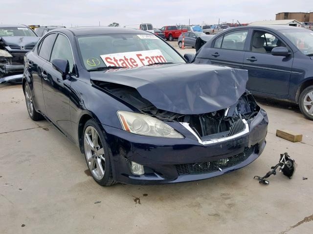 JTHBK262592093086 - 2009 LEXUS IS 250 BLUE photo 1