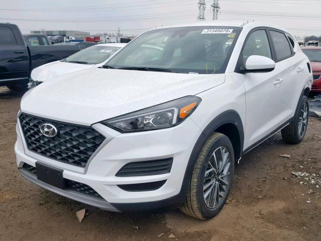 KM8J3CAL2KU897870 - 2019 HYUNDAI TUCSON LIM WHITE photo 2