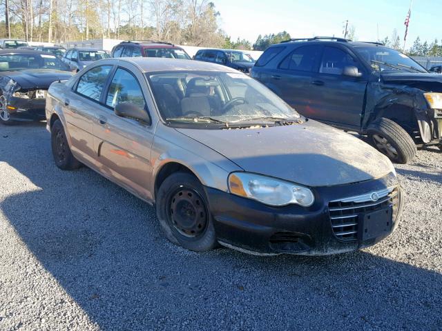 1C3EL46X54N187385 - 2004 CHRYSLER SEBRING LX GOLD photo 1