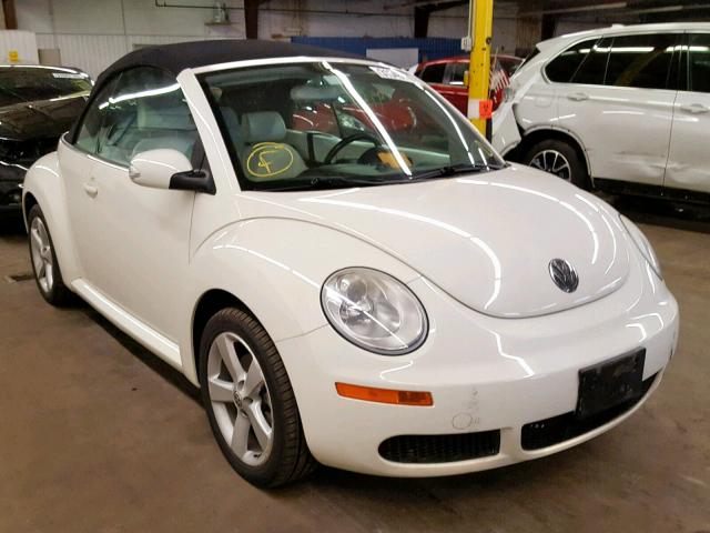 3VWFG31YX7M410420 - 2007 VOLKSWAGEN NEW BEETLE WHITE photo 1