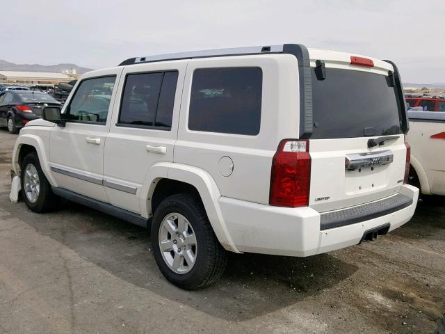 1J8HH58208C117076 - 2008 JEEP COMMANDER WHITE photo 3