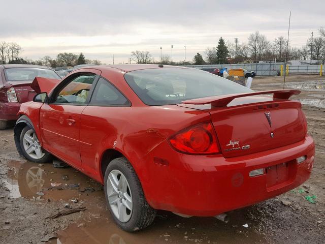1G2AL15F477396776 - 2007 PONTIAC G5 RED photo 3