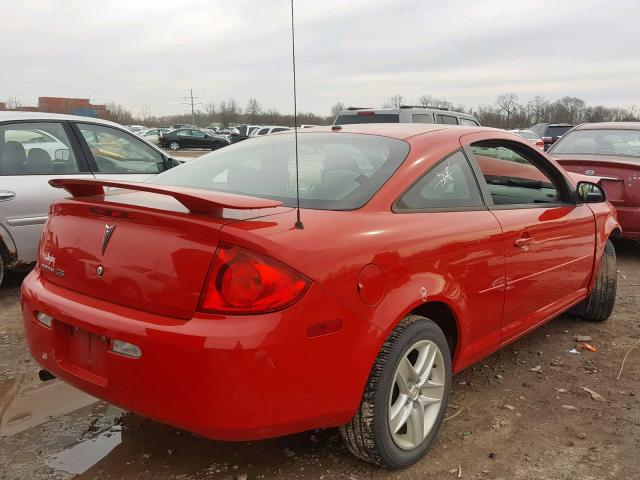 1G2AL15F477396776 - 2007 PONTIAC G5 RED photo 4
