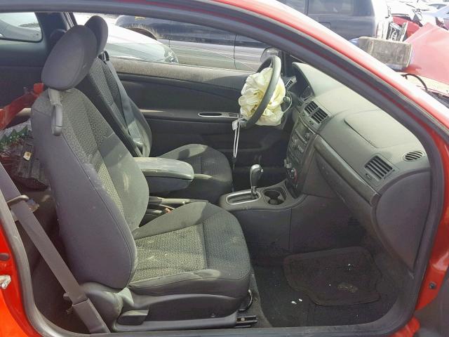 1G2AL15F477396776 - 2007 PONTIAC G5 RED photo 5
