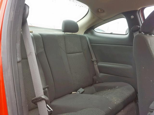 1G2AL15F477396776 - 2007 PONTIAC G5 RED photo 6