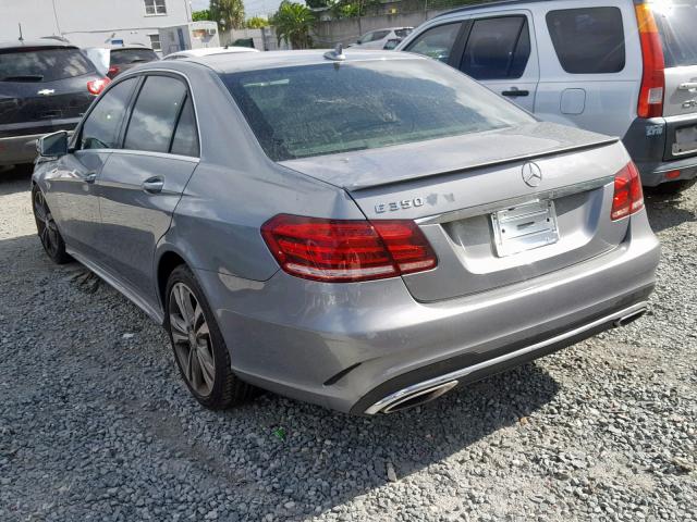 WDDHF5KB8EA903579 - 2014 MERCEDES-BENZ E 350 SILVER photo 3