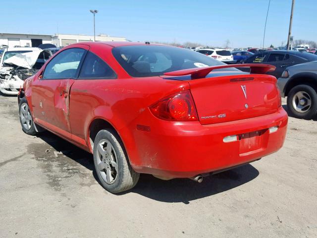 1G2AS18H597263267 - 2009 PONTIAC G5 RED photo 3