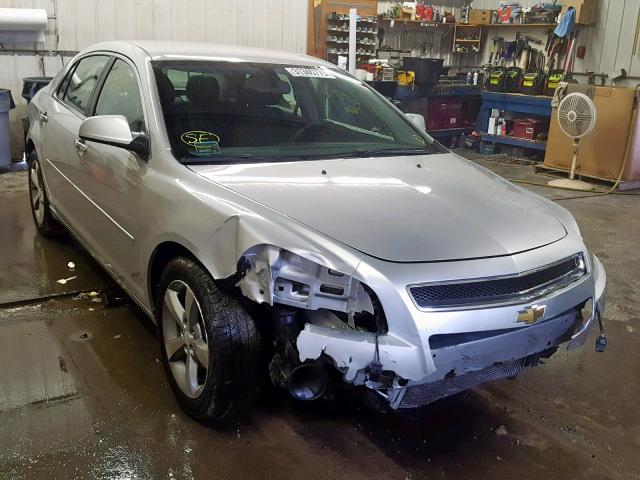1G1ZC5EU0CF272114 - 2012 CHEVROLET MALIBU 1LT SILVER photo 1