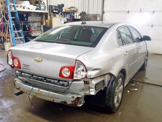1G1ZC5EU0CF272114 - 2012 CHEVROLET MALIBU 1LT SILVER photo 4
