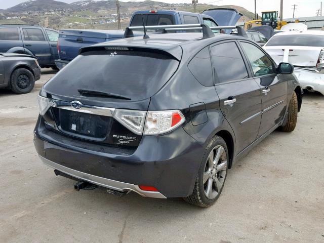 JF1GH63629G815093 - 2009 SUBARU IMPREZA OU GRAY photo 4