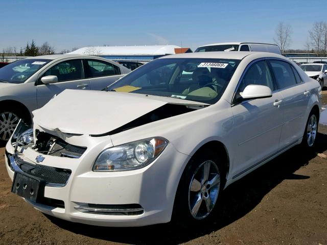 1G1ZD5EB6AF230796 - 2010 CHEVROLET MALIBU 2LT WHITE photo 2