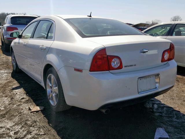 1G1ZD5EB6AF230796 - 2010 CHEVROLET MALIBU 2LT WHITE photo 3