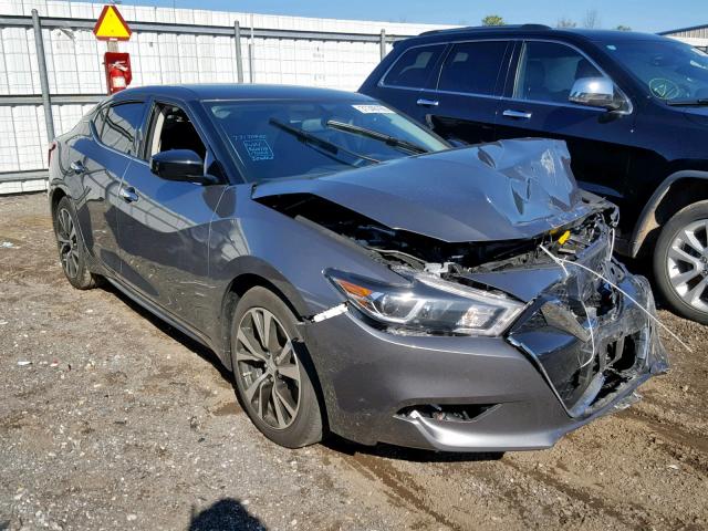 1N4AA6APXJC406356 - 2018 NISSAN MAXIMA 3.5 GRAY photo 1