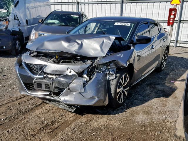 1N4AA6APXJC406356 - 2018 NISSAN MAXIMA 3.5 GRAY photo 2