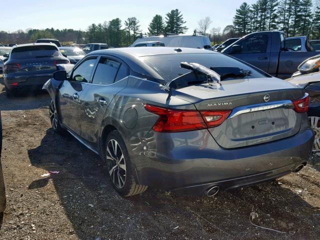 1N4AA6APXJC406356 - 2018 NISSAN MAXIMA 3.5 GRAY photo 3