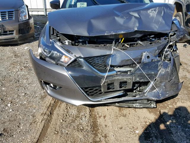 1N4AA6APXJC406356 - 2018 NISSAN MAXIMA 3.5 GRAY photo 9