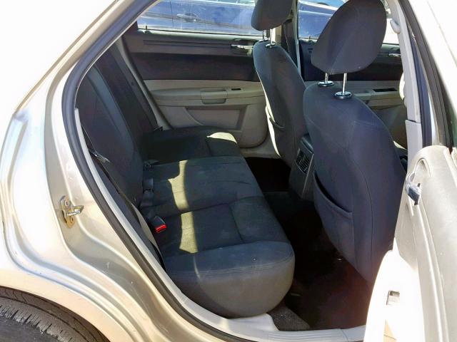 2C3KA43RX7H604897 - 2007 CHRYSLER 300 GOLD photo 6