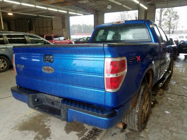 1FTRX14809FA76840 - 2009 FORD F150 SUPER CAB  photo 4