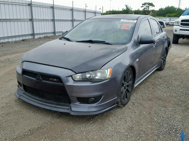 JA3AU86W19U028011 - 2009 MITSUBISHI LANCER GTS GRAY photo 2