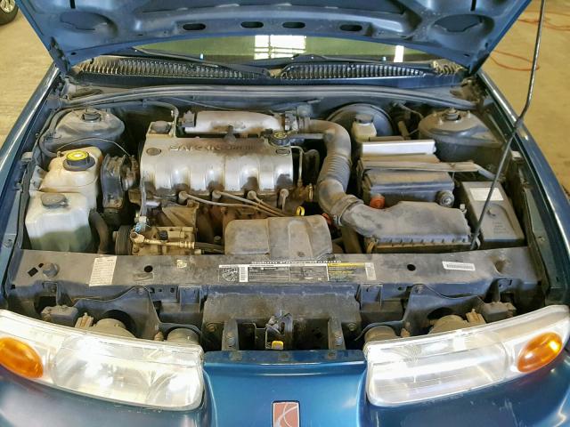 1G8ZH5289YZ191967 - 2000 SATURN SL1 BLUE photo 7