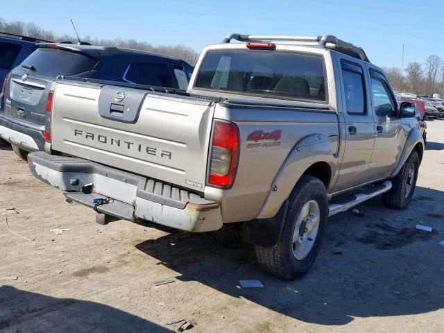 1N6ED27Y71C336968 - 2001 NISSAN FRONTIER C SILVER photo 4