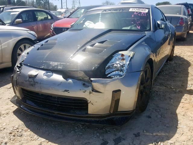 JN1AZ34E64T064245 - 2004 NISSAN 350Z COUPE SILVER photo 2