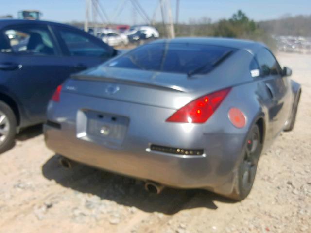 JN1AZ34E64T064245 - 2004 NISSAN 350Z COUPE SILVER photo 4