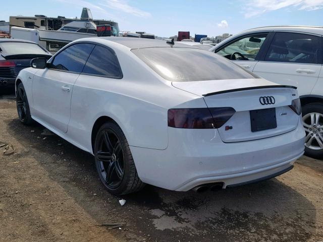 WAUCGAFR0DA040466 - 2013 AUDI S5 PREMIUM WHITE photo 3