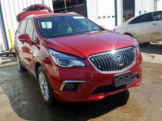 LRBFXBSA0HD191638 - 2017 BUICK ENVISION E BURGUNDY photo 1