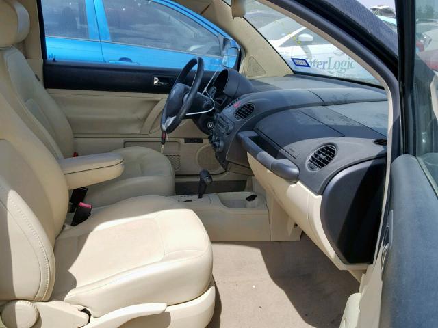 3VWPW31C49M505280 - 2009 VOLKSWAGEN NEW BEETLE Schwarz Foto 5