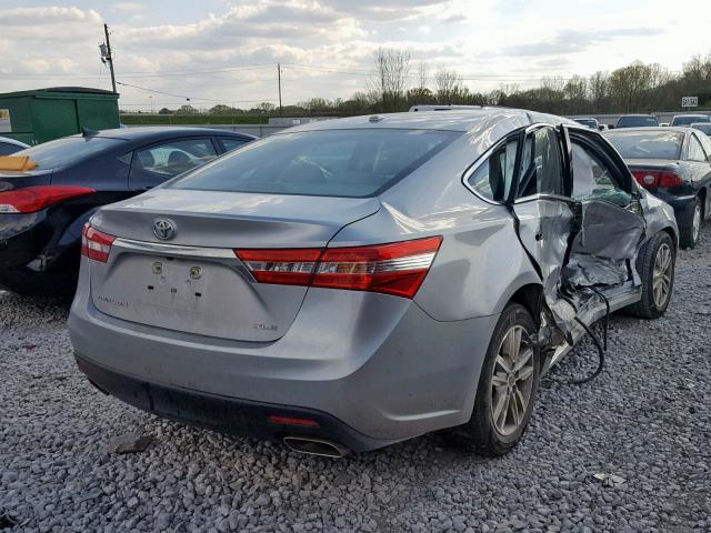 4T1BK1EB7FU193179 - 2015 TOYOTA AVALON XLE SILVER photo 4